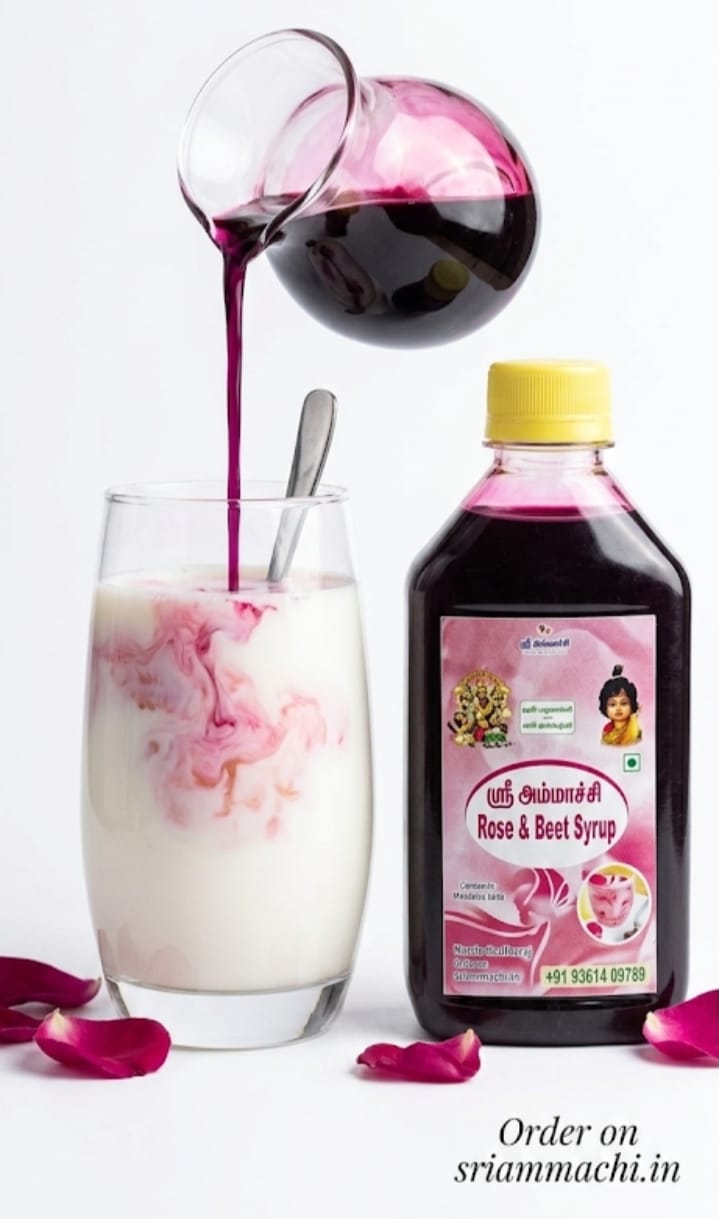 rose and beet syrup 100ml
